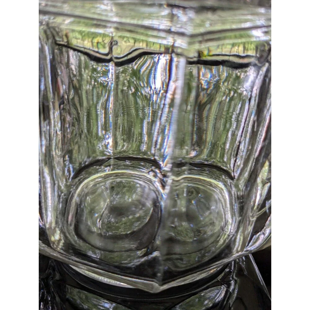 IMPERIAL GLASS-OHIO Old Williamsburg Glass Sugar Bowl Dish Clear Double Handles